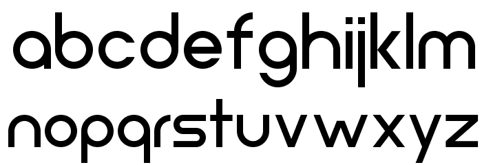 Neometric-Medium Font LOWERCASE