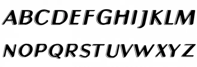 Neon 2 News Italic Fonte MAIÚSCULAS