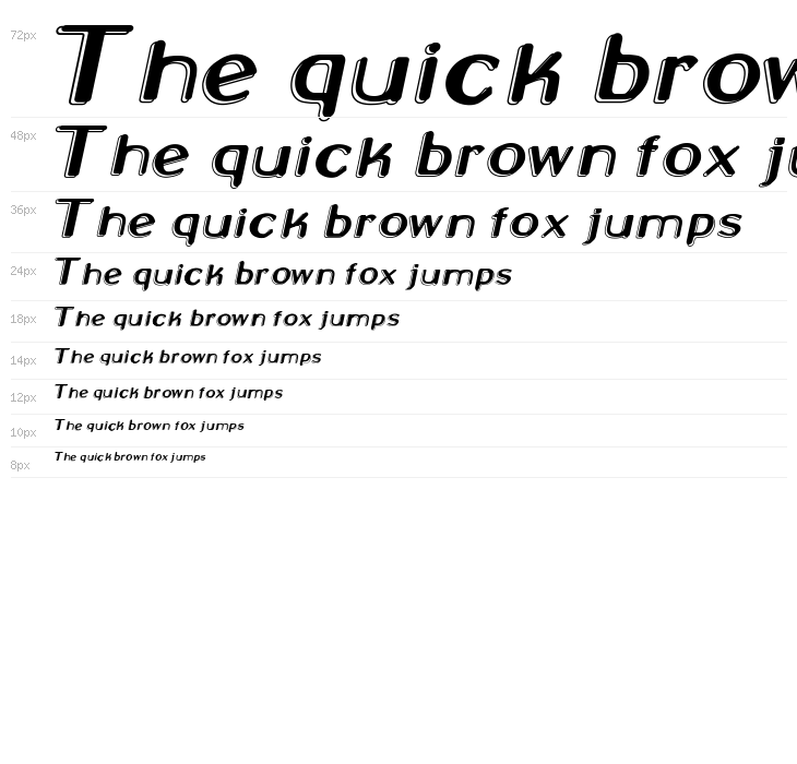 Neon 2 News Italic Waterfall