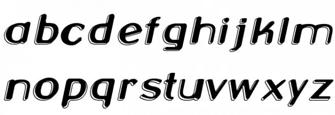 Neon 2 News Italic Fuentes MINÚSCULAS