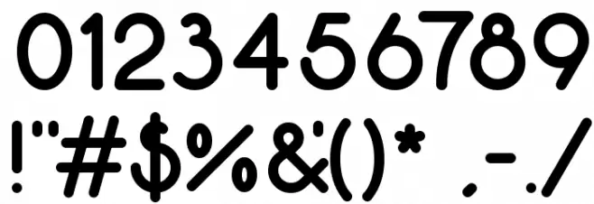 Neon 80s Font OTHER CHARS