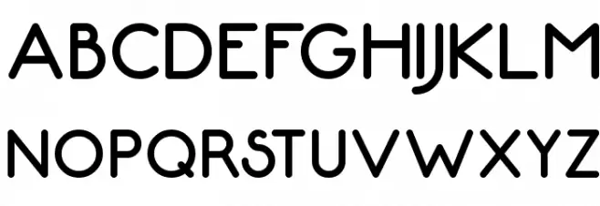 Neon 80s Schriftart Groß