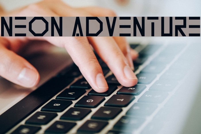 Neon Adventure Example 2