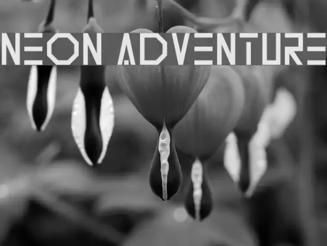 Neon Adventure Font examples