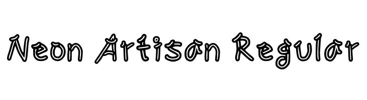 Neon Artisan Regular  Descarca Fonturi Gratis
