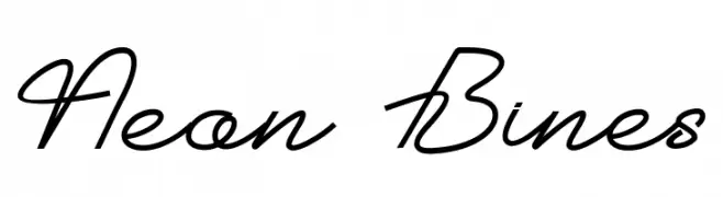 Neon Bines  Fuentes Gratis Descargar