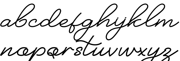 Neon Bines Font LOWERCASE