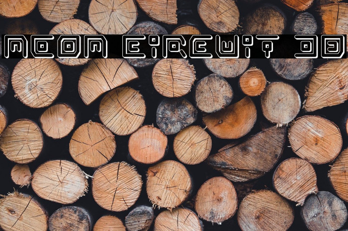 Neon Circuit 3D Example 1