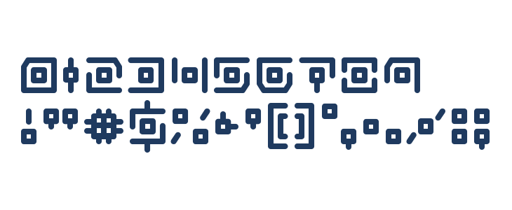 Neon Circuit Bold Other Characters