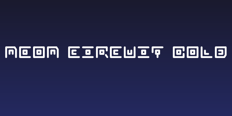 Neon Circuit Bold Social Header