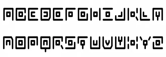 Neon Circuit Condensed Polices MAJUSCULES
