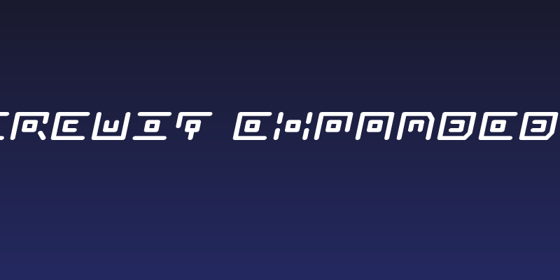 Neon Circuit Expanded Italic Social Header