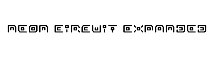 Neon Circuit Expanded  les polices de caractères gratuit tlcharger