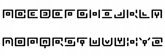 Neon Circuit Expanded Polices MAJUSCULES