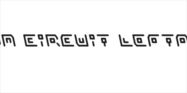 Neon Circuit Leftalic Logo