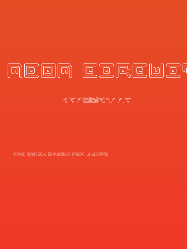 Neon Circuit Outline Poster