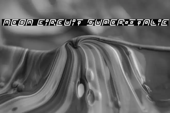 Neon Circuit Super-Italic Example 3