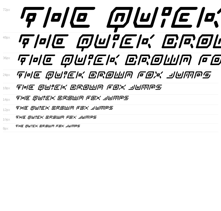Neon Circuit Super-Italic Waterfall