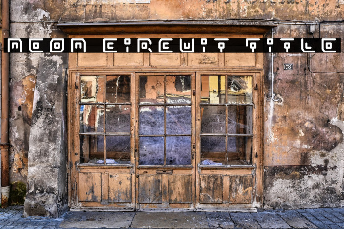 Neon Circuit Title Example 2