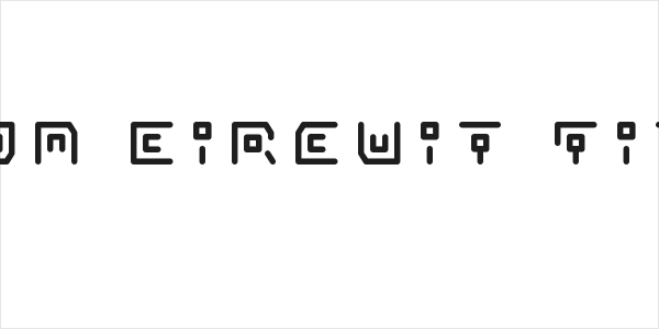 Neon Circuit Title Logo