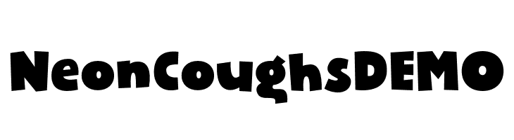 Neon Coughs DEMO   Frei Schriftart Herunterladen