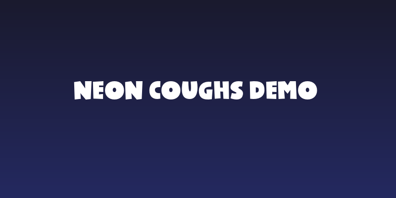 Neon Coughs DEMO  Social Header