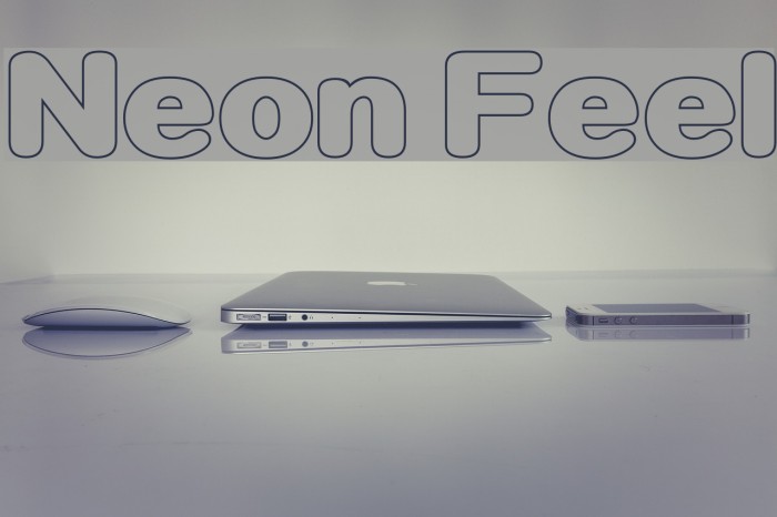 Neon Feel फ़ॉन्ट examples