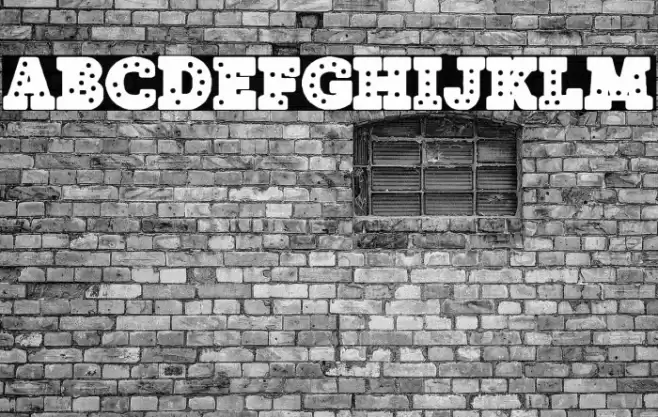 Neon Lights of Sin City Font examples