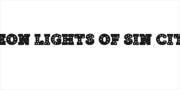 Neon Lights of Sin City Logo