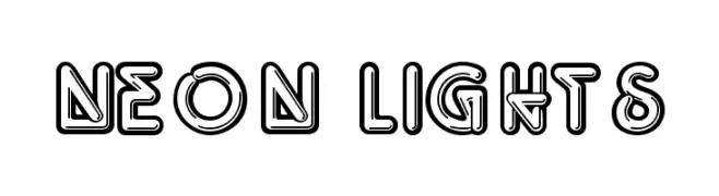 Neon Lights  baixar fontes gratis