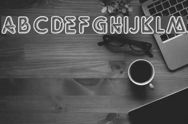 Neon Lights Fonte examples