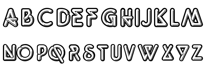 Neon Lights Font LOWERCASE