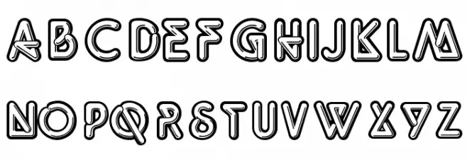 Neon Lights फ़ॉन्ट लोअरकेस