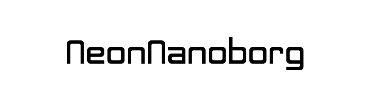 Neon Nanoborg Font