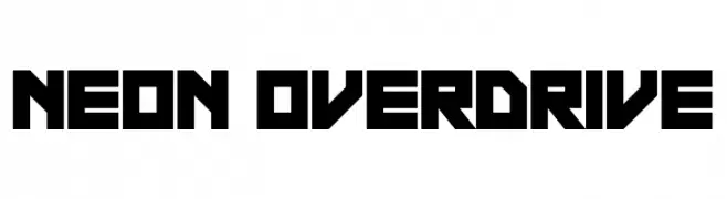 Neon Overdrive  Descarca Fonturi Gratis