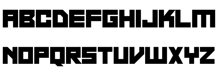 Neon Overdrive Font LOWERCASE