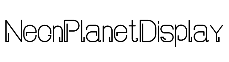 Neon Planet Display  لخطوط تنزيل