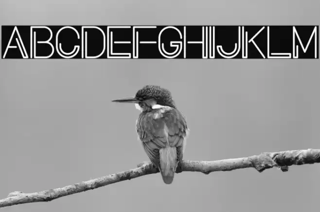 Neon Planet Display Font examples