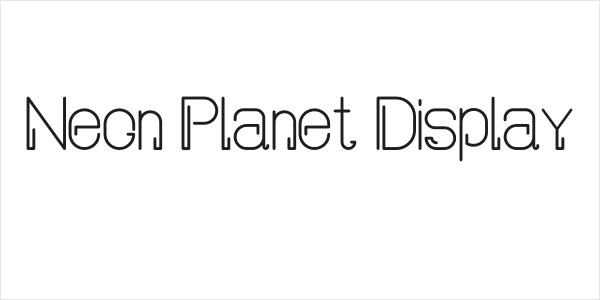 Neon Planet Display Logo