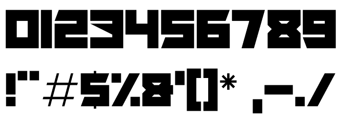 Neon Rave Font OTHER CHARS