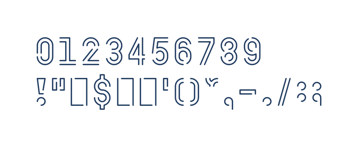 Neon Sans Other Characters