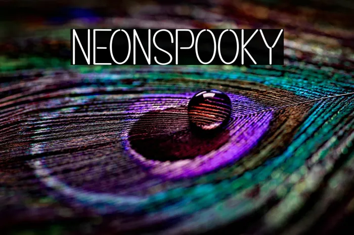 Neon Spooky Example 2