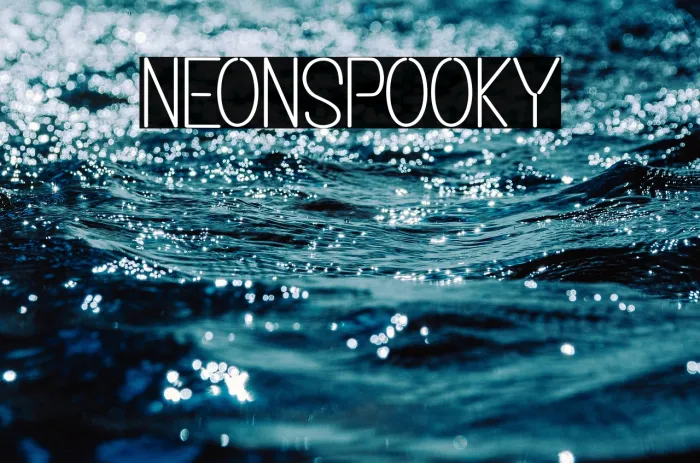 Neon Spooky Example 3