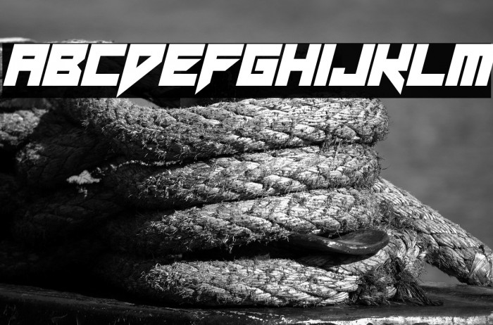 Neon Vampire Italic Example 1