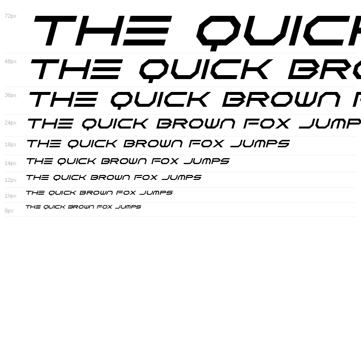 Neon Vortex Italic Waterfall