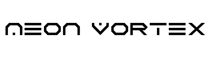 Neon Vortex  Fuentes Gratis Descargar