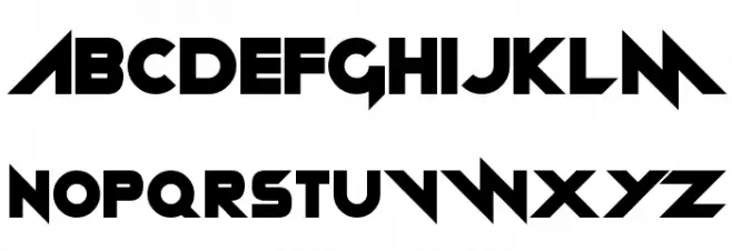 Neon machine フォント 大文字