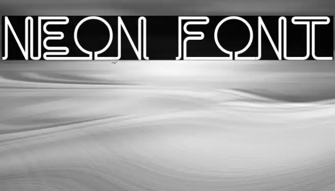 Neon خط examples