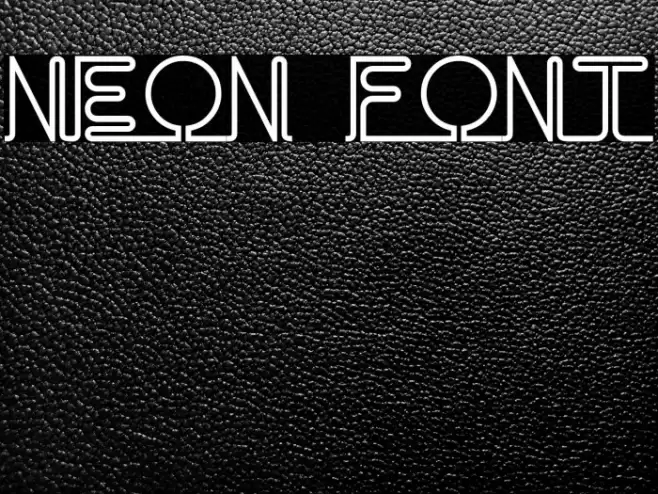 Neon خط examples
