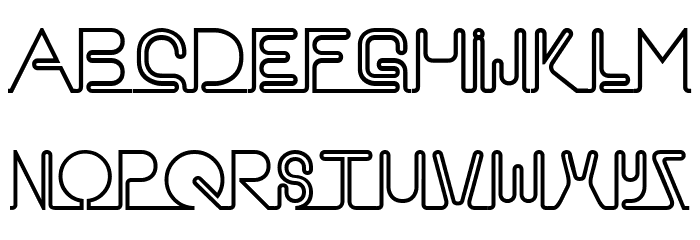 Neon Font LOWERCASE